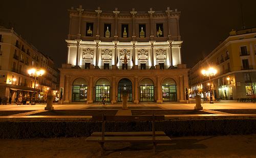 Fachada del Teatro Real de Madrid