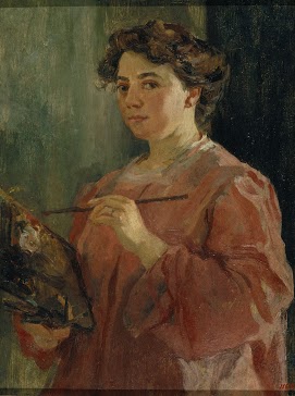 Lluïsa Vidal, Autorretrato (1899).