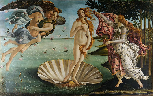 El nacimiento de Venus.