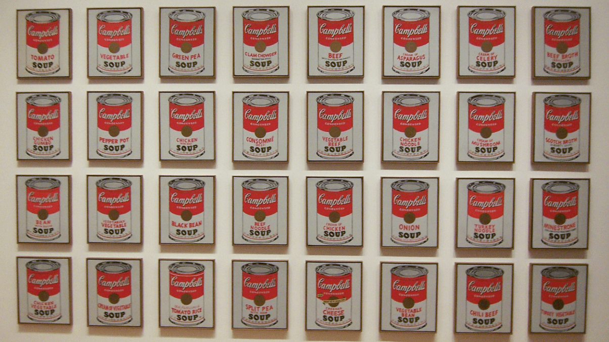 32 LATAS DE SOPA CAMPBELL (Andy Warhol)