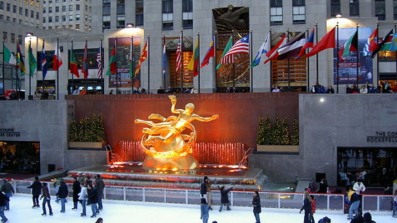 Rockefeller Center, in New York City.
