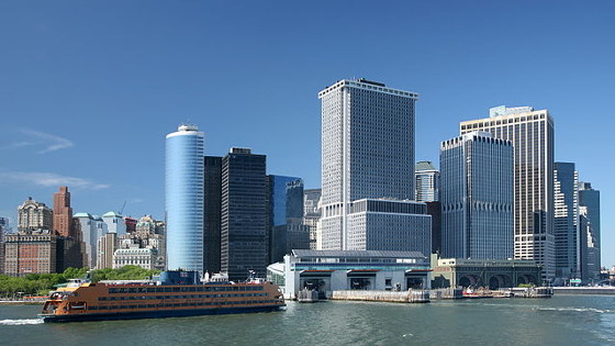The Staten Island Ferry Terminal is located in Lower Manhattan