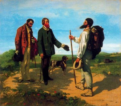 El encuentro o buenos días Monsieur Courbet