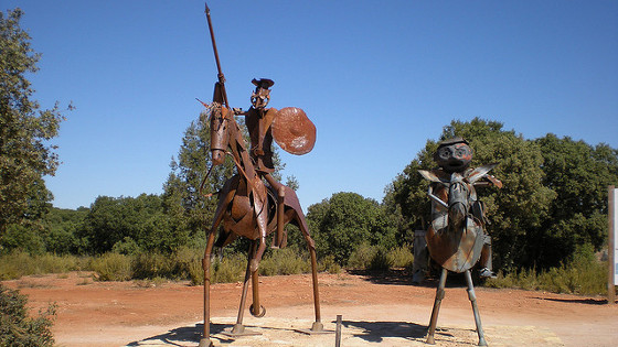 Estatua El quijote