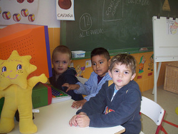 Niños en clase