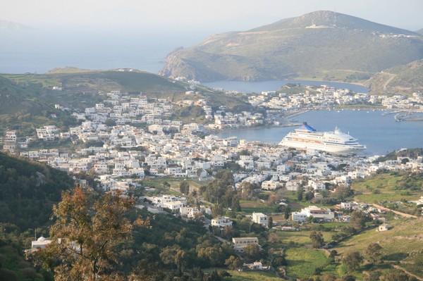 Isla griega de Patmos, crucero