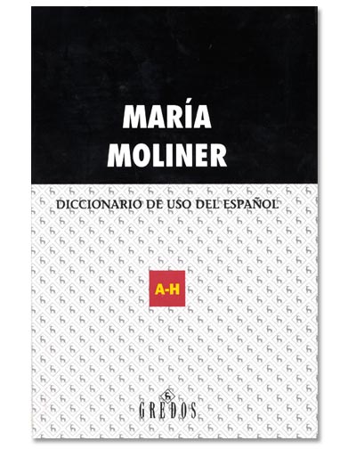 Portada Diccionario de uso del español, de María Moliner